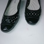 Easy Street  8.5M Black Patent Low Heel Shoes Funeral Photo 1