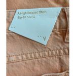 Abrand Jeans Urban Outfitters High Relaxed Frayed Hem Shorts in Peach Size 30‎ Pink Photo 5