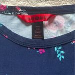 Hot Kiss Navy blue floral blouse with ruffle sleeves Photo 1