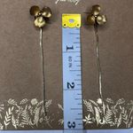 Shiraleah  CHICAGO Fiore Small Gold Earrings Dainty Dangle Floral NWT Photo 4