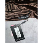 Pretty Little Thing Women's Brown Velvet Skirt Set, Size 14/16 Photo 5