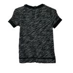 Madewell Black Spacedye Crew Knit Top with Gemstone Neckline Photo 1