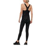 Diane Von Furstenberg DVF x Target Collab Black & Gray Zebra Athletic Jumpsuit Womens Size Small NWT Photo 9