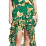 Alice + Olivia Sasha Asymmetric Tiered Ruffle Skirt & Cami Top Set Photo 0