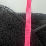 The East Order Black Animal Print Ruched Asymmetrical Hem Bodycon Mini Dress S Photo 7