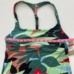 Nike  Floral Jungle Square Neck Swim Tankini Size L Photo 7