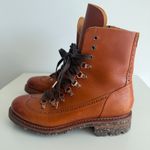 The Office Of Angela Scott Mr. Bernard Boots 40 EU | 10 US Brown Leather Combat Photo 5