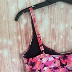 Calypso Cove Pink Floral Print Black Swim Dress Size 12 NWOT Photo 6