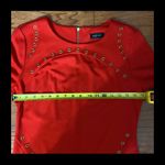 Spence Dress Spence Red midi longsleeves dress. Size medium Photo 11