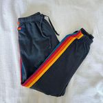 Aviator Nation - Navy 5 Stripe Sweatpants Photo 0