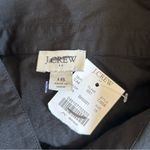 NWT J.Crew Factory Black Cotton Bubble Sleeve Shirt Dress Mini Size 18 Photo 5