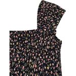 Ultra Flirt Smocked Ditsy Floral Sleeveless Milkmaid Pinup Flowy Crop Top Size M Romantic Photo 2