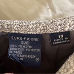 Evan Picone Suit Gray Women's Blazer/Skirt Set Size 10 Photo 8