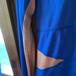 FILA  Sport Blue & Orange mesh paneling long-sleeve athletic running shirt size L Photo 3