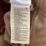 Adidas Women’s mauve & tan color block crew neck oversized logo sweatshirt Lg Photo 6