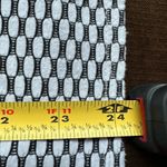 Ellie ELLE Black & White Geometric Top W/ Keyhole Button Short Ruffled Sleeves SZ XXL Photo 13