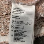 H&M Pink Textured Knit Striped Sweater Long Sleeve Womens Size Medium Photo 3