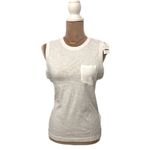 J.Crew  Classic White Women's Girlfriend Tank Top Tee Sz Small Photo 2