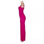 SALONI Rachel Linen Jumpsuit, Bright Berry, 2 (US) Pink Photo 7