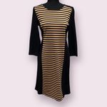 Spence Business Casual Striped Dress Size 8 Black Photo 1