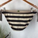 Becca  Brown & Tan Striped Bikini & Dress Swim Bathing Suit 3 Piece SET M Photo 5