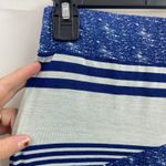 Poof! Women's blue loose hem pull on elastic stretch maxi casual knit skirt L Photo 1