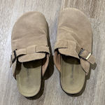 Tan Suede Slip Photo 0