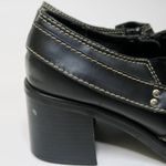 No Boundaries Vintage 90s  Black Heeled Loafers - Stormy Photo 6