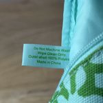 Clinique Marimekko for Cosmetic Bag Pouch Green Floral Print Bright Pop Art Photo 7