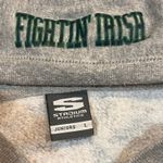 Notre Dame Fighting Irish‎ Junior Large Gray Long Sleeve Hooded Sweatshirt Photo 5
