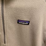 Patagonia Gray Fleece 1/4 Length Zip Sweater Photo 2