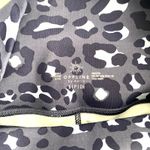 Aerie  Offline Blue Leopard Print High Rise Athletic Yoga Goals 7/8 Leggings S Photo 3