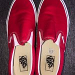 Vans Red  Slip On Shoes Photo 0