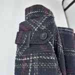 Valerie Stevens  Dark Plaid Pea Coat wool blend 3X plus size winter preppy fall Photo 4