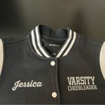 Sport-tek  Varsity Cheerleading jacket, cotton blend, snap closure, sz S Photo 5