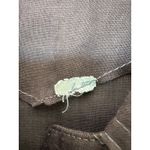 Vintage 1970s Brown sheer Western Shirt Dress Button Front Midi Duster” small Photo 10