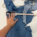 Jealous Tomato  Small Denim Wide Leg 70's Style Jumpsuit Photo 6