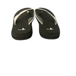 Sanuk Yoga Mat Flip Flops Thong Sandals Women's US 8 | EU 39 White/Black Photo 5