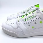 Adidas White Green Slam Court Originals Low Top Lace Up Sneakers Photo 5