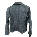 Eddie Bauer Vintage Women Small Trucker Jean Buttoned Jacket Medium Wash Denim Photo 2