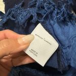 NWT Marquise Almeida denim Navy Blue flare/Raffle jeans with frayed hem Size XS Photo 7