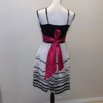 Trixxi black white pink fit n flare formal prom dress Photo 6