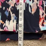 Kate Spade  Blue Red Watercolor Floral Silk Sleeveless V-neck Relaxed Fit Top 4 Photo 14