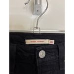 Levi's  Jeans Womens 26 Black Heart Wedgie Straight High Rise Cropped Premium Photo 2