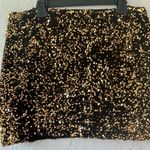 GUANYY Gold/Black Sequin Mini Skirt for Women Photo 0