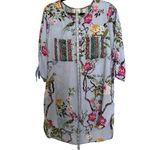 Anthropologie Fig and Flower Dress Women's Large Floral Beach Cover up Sho SizeM Photo 1