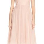 Jenny Yoo Collection Strapless Tulle Bridesmaid Mini Dress in Blush Pink Photo 0