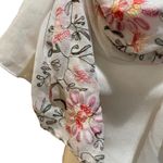 Bass Floral Sheer Scarf White Photo 1
