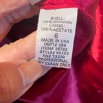 Marvin Richards Vintage Red 100% Lambs Wool Long Coat Womens Size 6 Photo 3