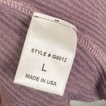 Boutique  JOH Light Purple Crewneck Tunic Length Long Sleeve Top L Photo 3